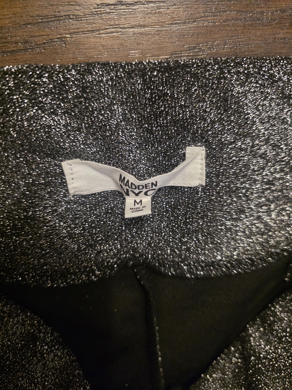 Metallic Silver Flare Pants - Picture 3 of 4